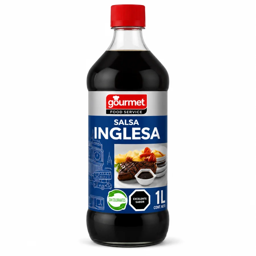 salsa inglesa gourmet 1lts